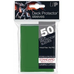 Ultra Pro Standard Card Sleeves Green Standard (50ct) Standard Size Card Sleeves